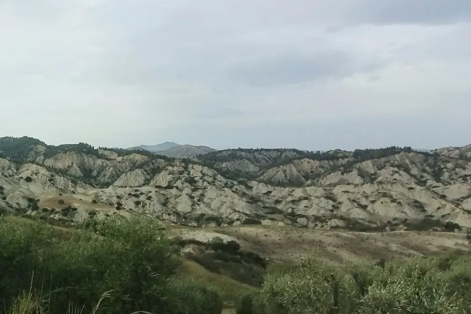 Badlands in the Aliano area