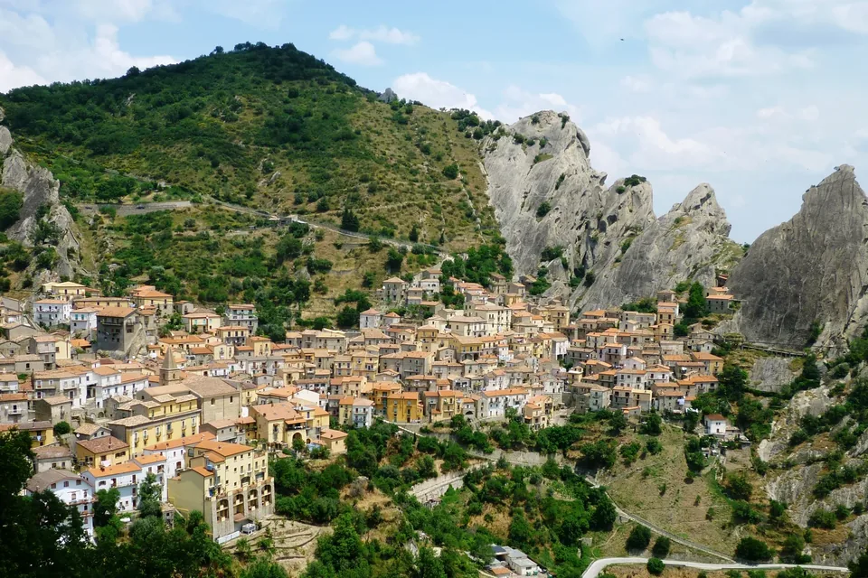 View of Castelmezzano