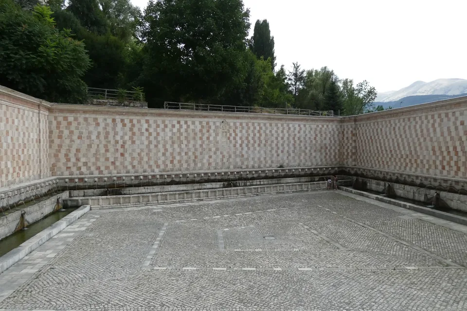 L’Aquila, the Fountain of the 99 Spouts