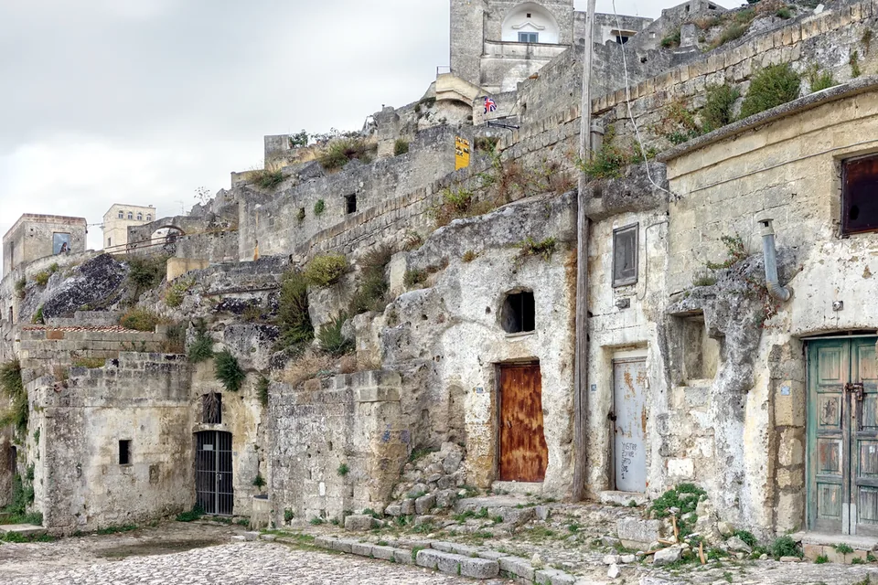Cave houses in the Sassi of Matera