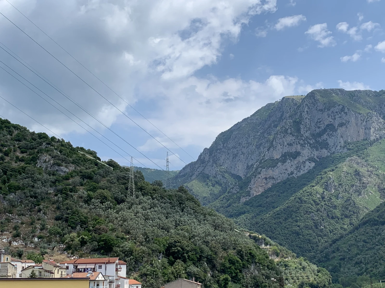 The Picentini Mountains from Olevano sul Tusciano