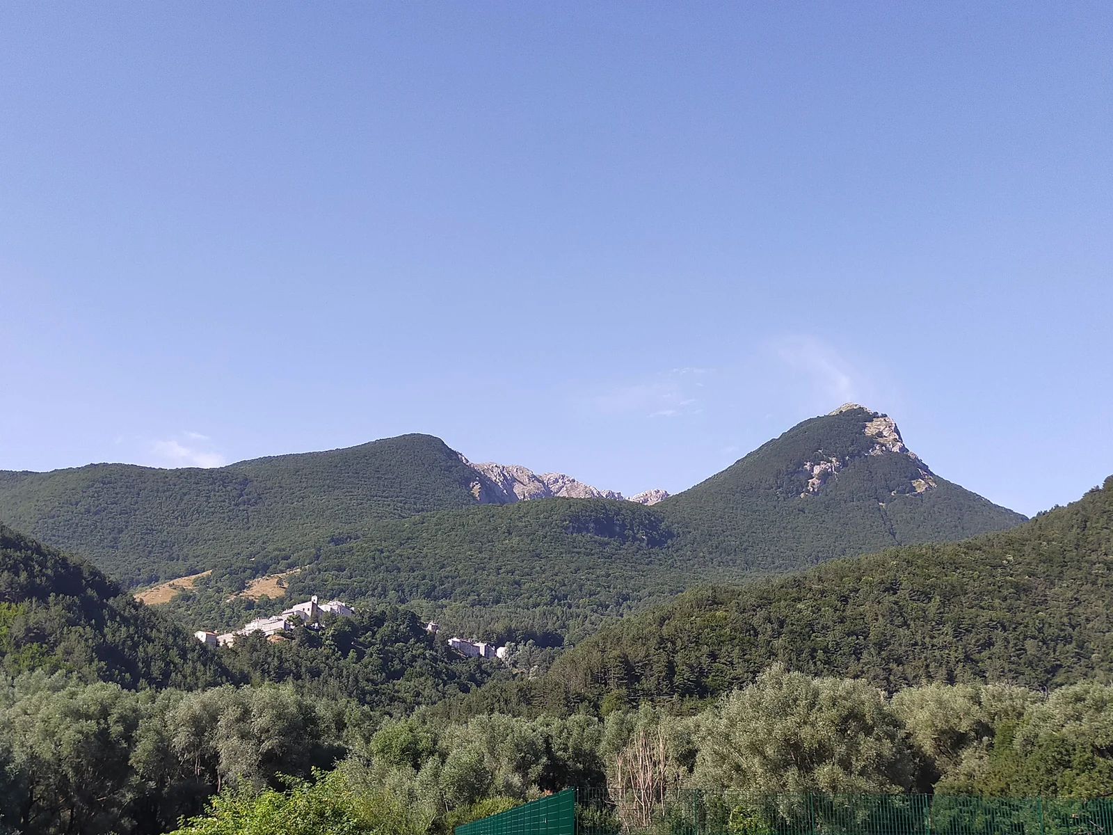 Mountains and woods around Civitella Alfedena, in the Abruzzo, Lazio and Molise National Park
