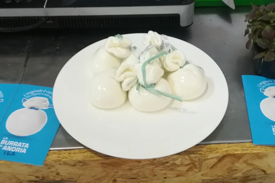 Burrata di Andria, illustrative photograph