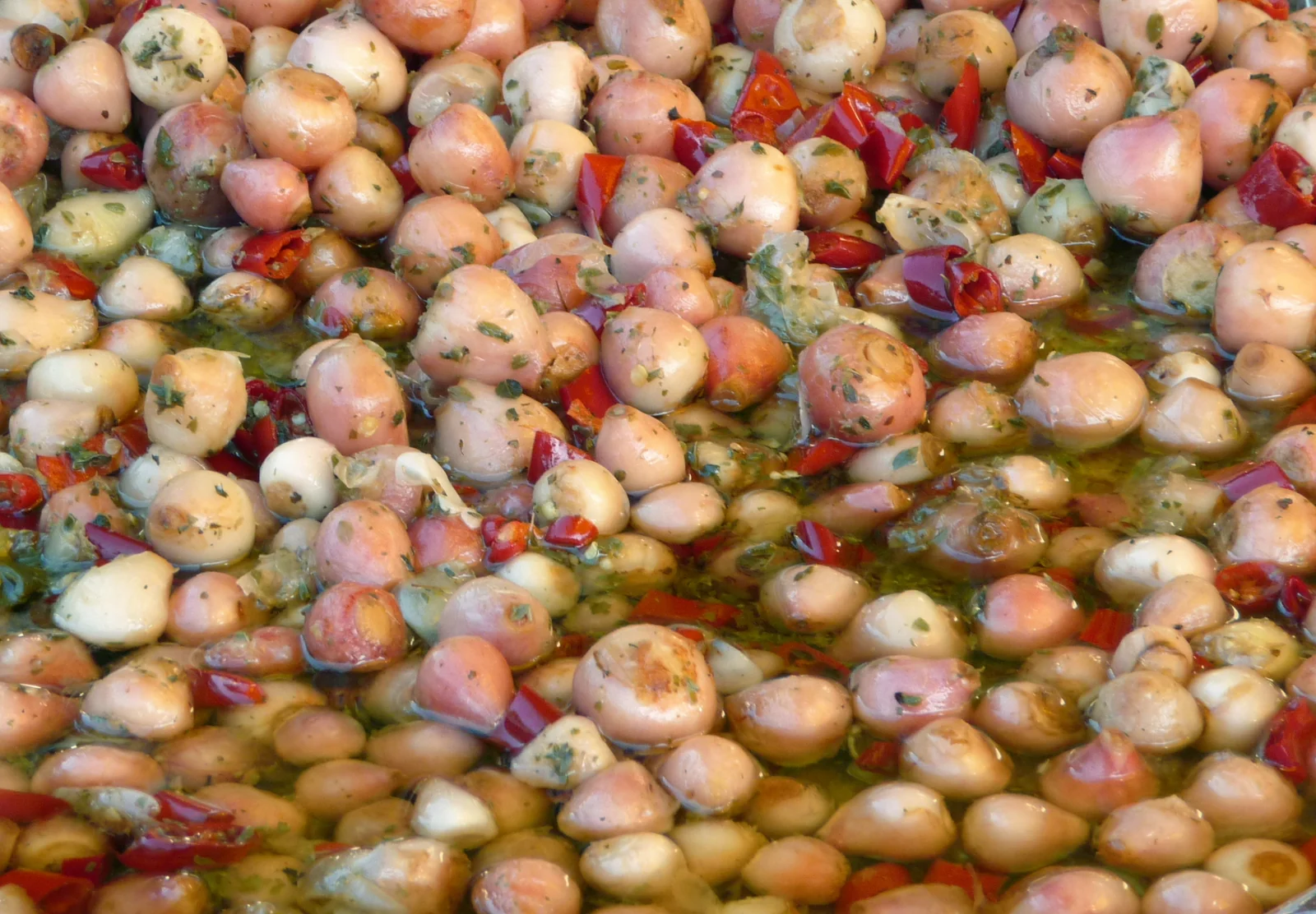 Dressed lampascioni with chilli