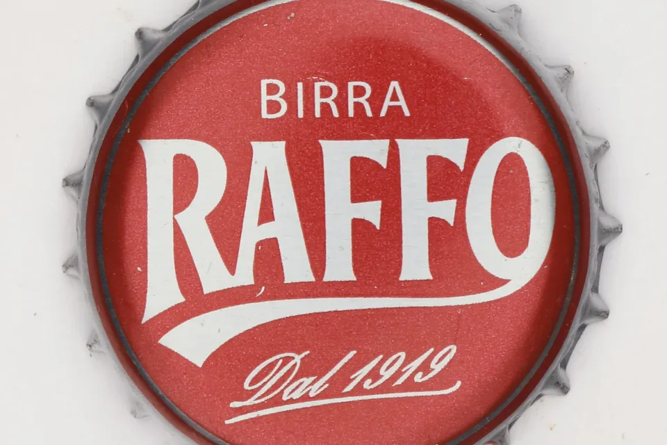 A Raffo beer bottle cap